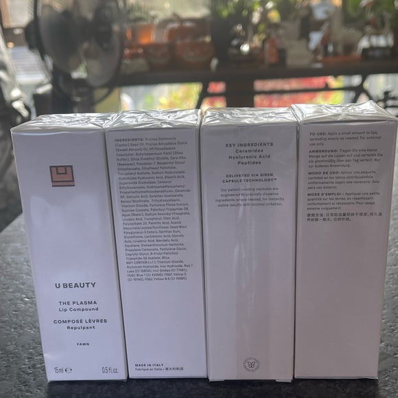 U Beauty The Plasma Lip Compound in Fawn or Poppy +  softness hydration fullness - Picture 10 of 10